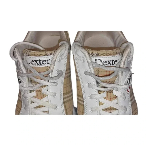 Dexter Bowling Plaid And White Shoes Size 9 - Picture 6 of 7